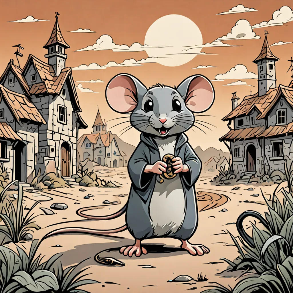 The Wise Mouse and the Village Snake
