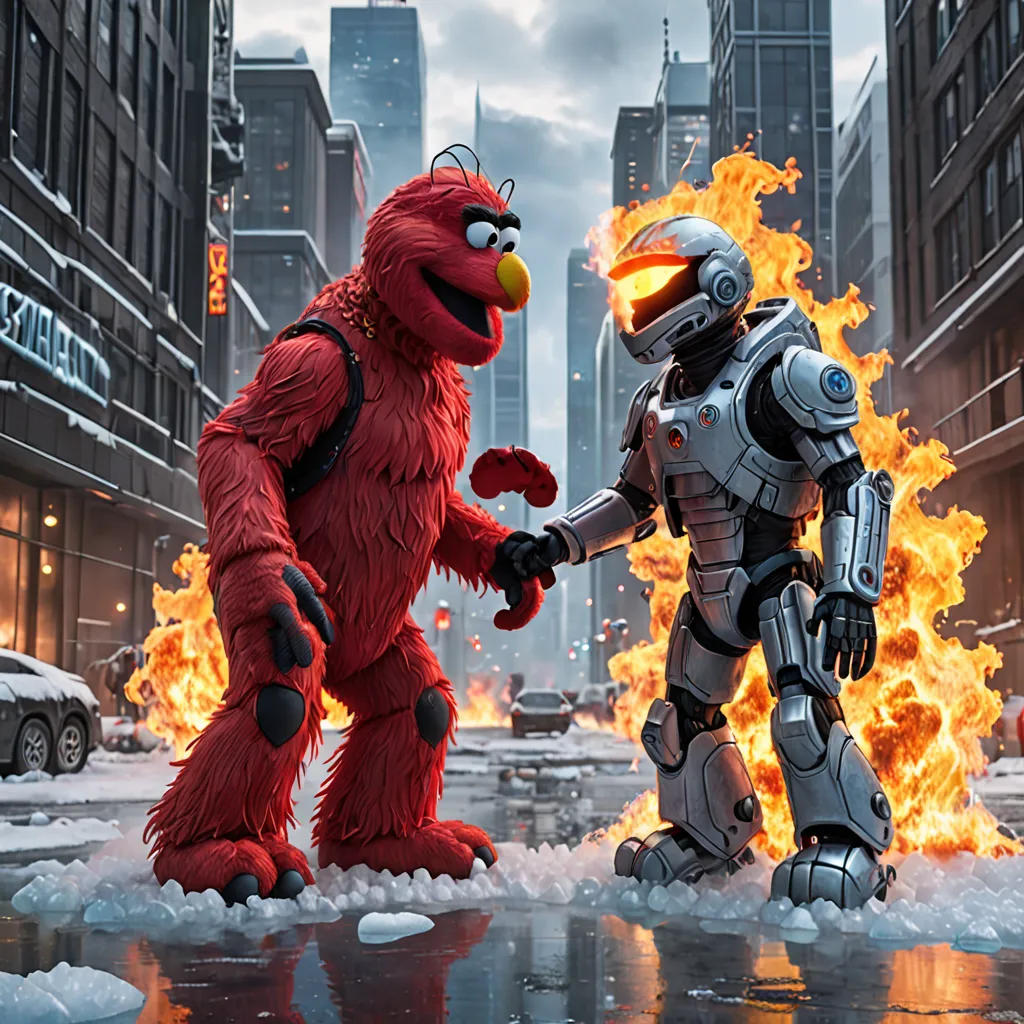 The Frozen and Flaming Elmo