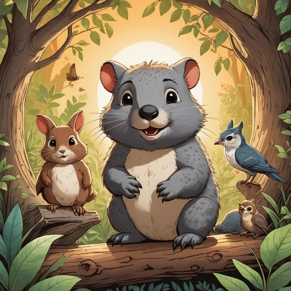 The Whimsical Adventures of Wally the Wombat