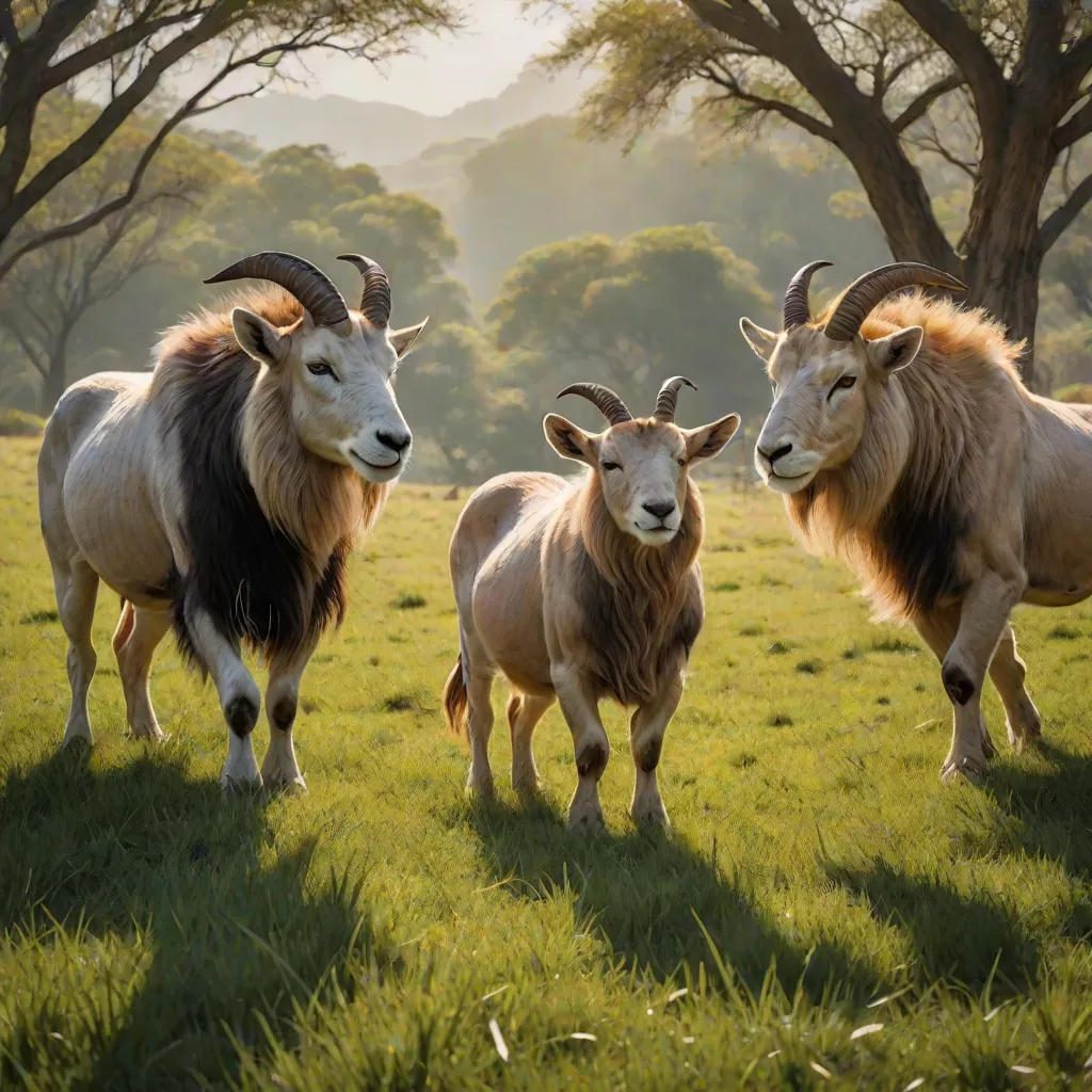 The Three Goats and the Sneaky Lion