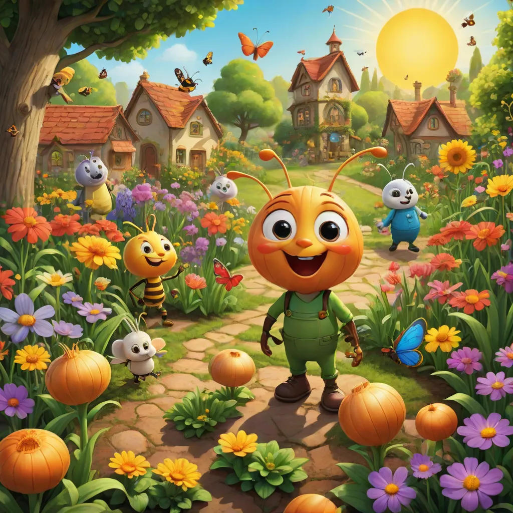 Oli the Onion's Garden Adventure