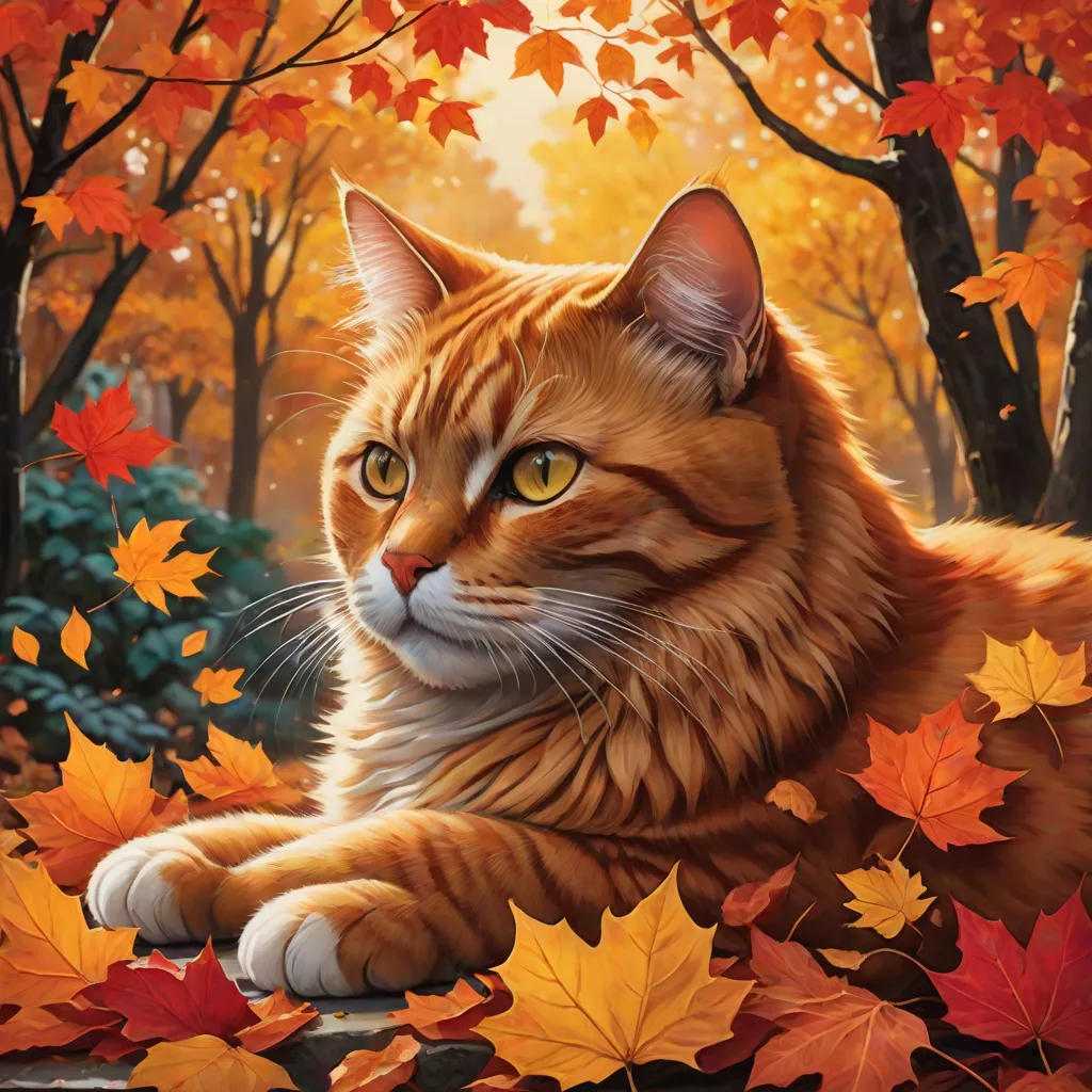 Marvel the Cat. Autumn Dreams
