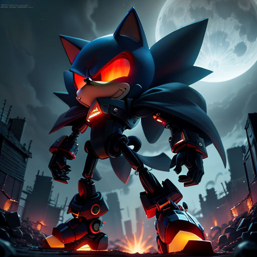 Metal Sonic - Sonic the Hedgehog, This is Metal Sonic's art…