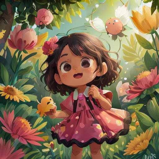 The Dreamer Girl and the Ladybugs