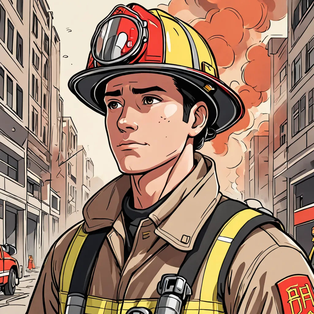The Brave Firefighter