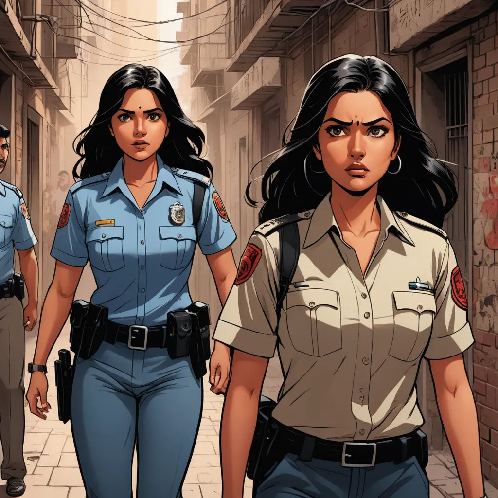 a group of people walking down a street next to each other in uniform and holding guns in their hands, bengal school of art, a comic book panel, Asaf Hanuka, comic cover art