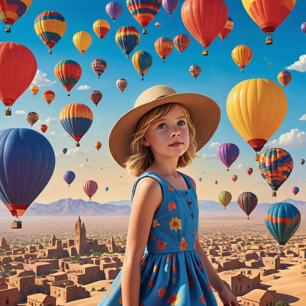 The Girl with Balloons