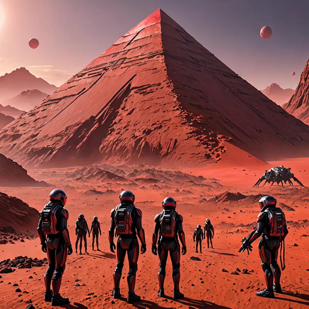The Martian Pyramids