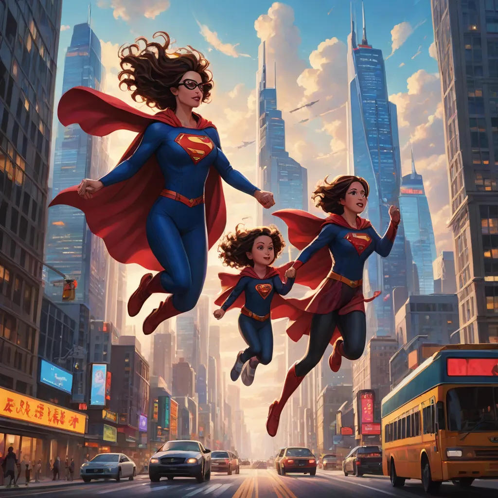 The Superfamily Turns Into Lesbian Girls