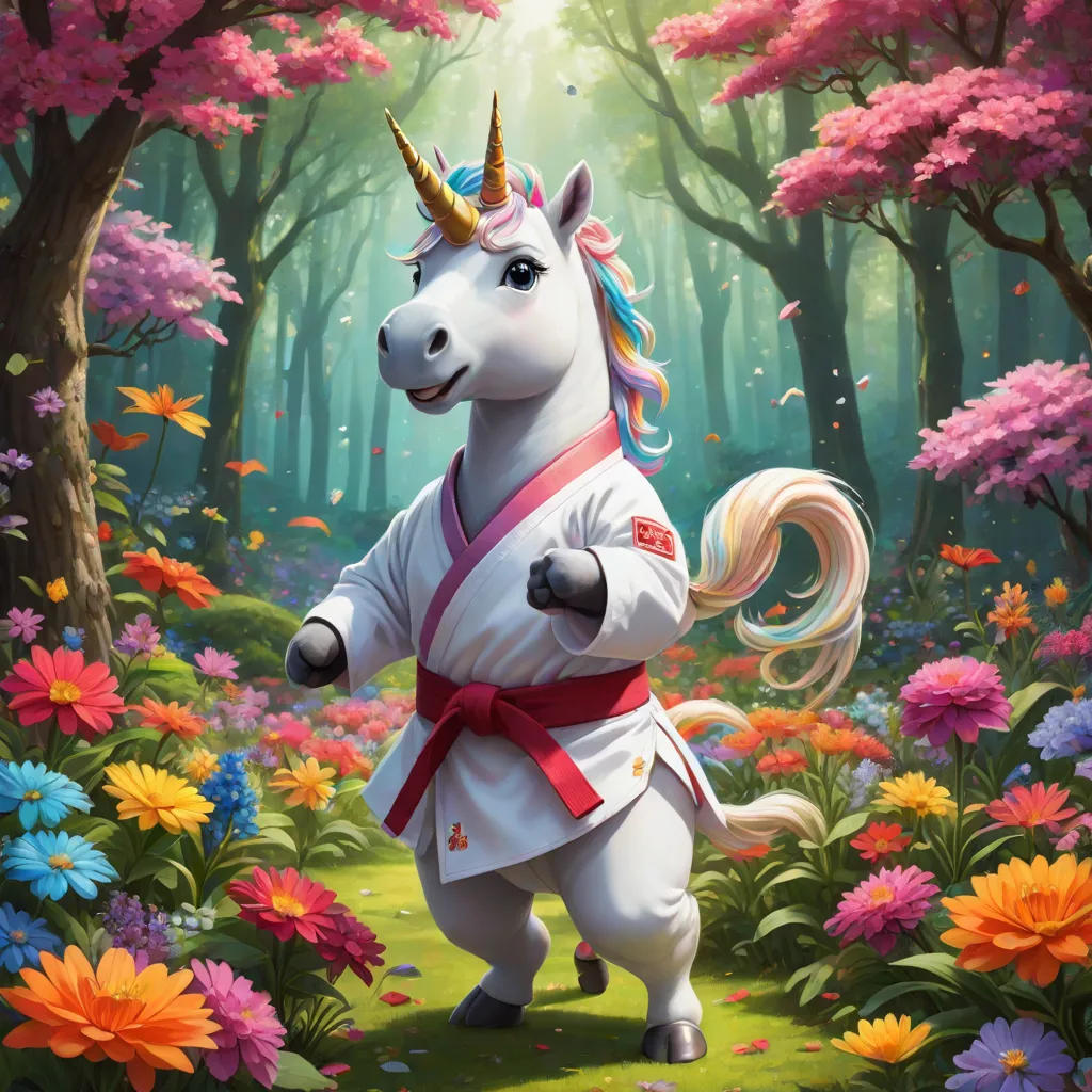 Frankie the Karate Unicorn