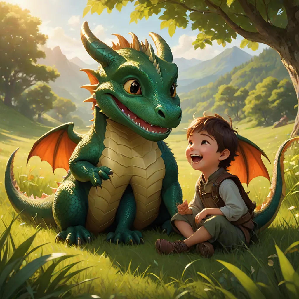 The Lost Dragon and the New Friend