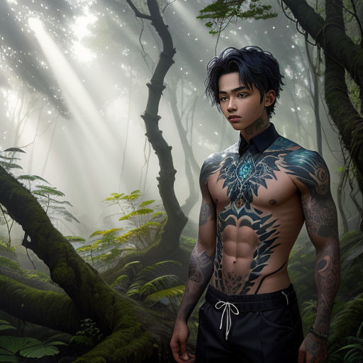 The Boy with Tiger Tattoo