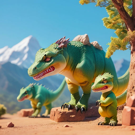 Three Little Dinosaurs