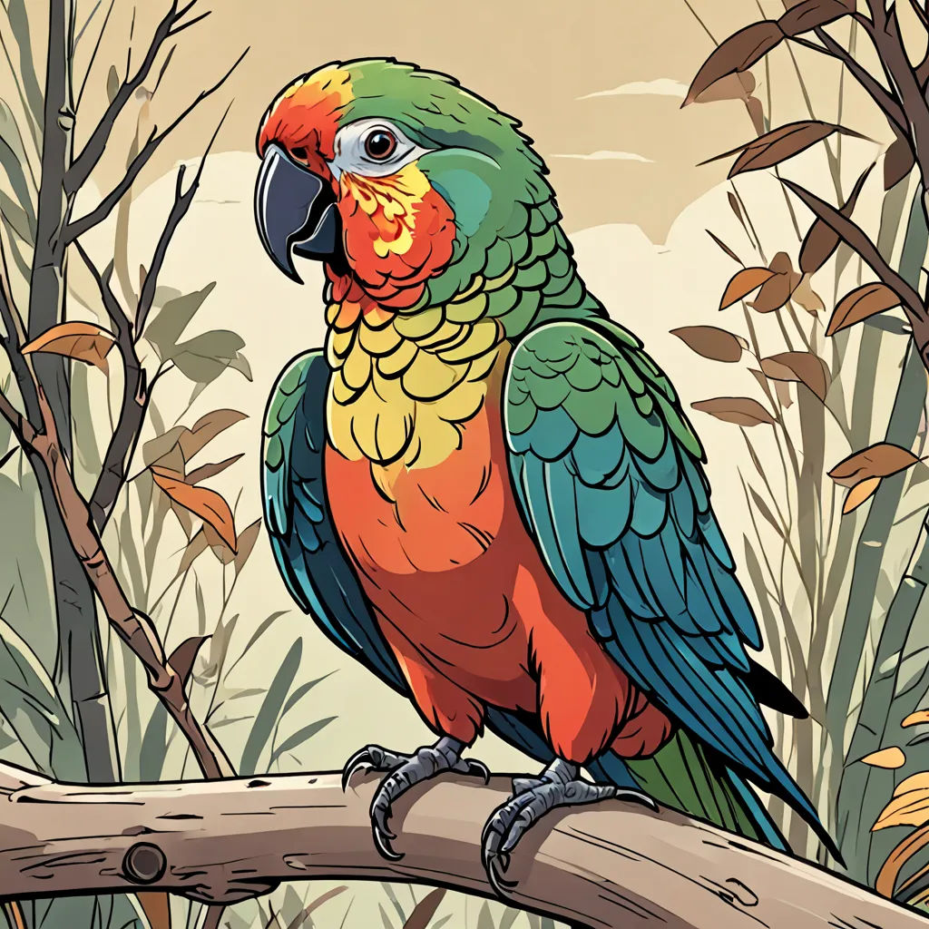The Brave Little Parrot
