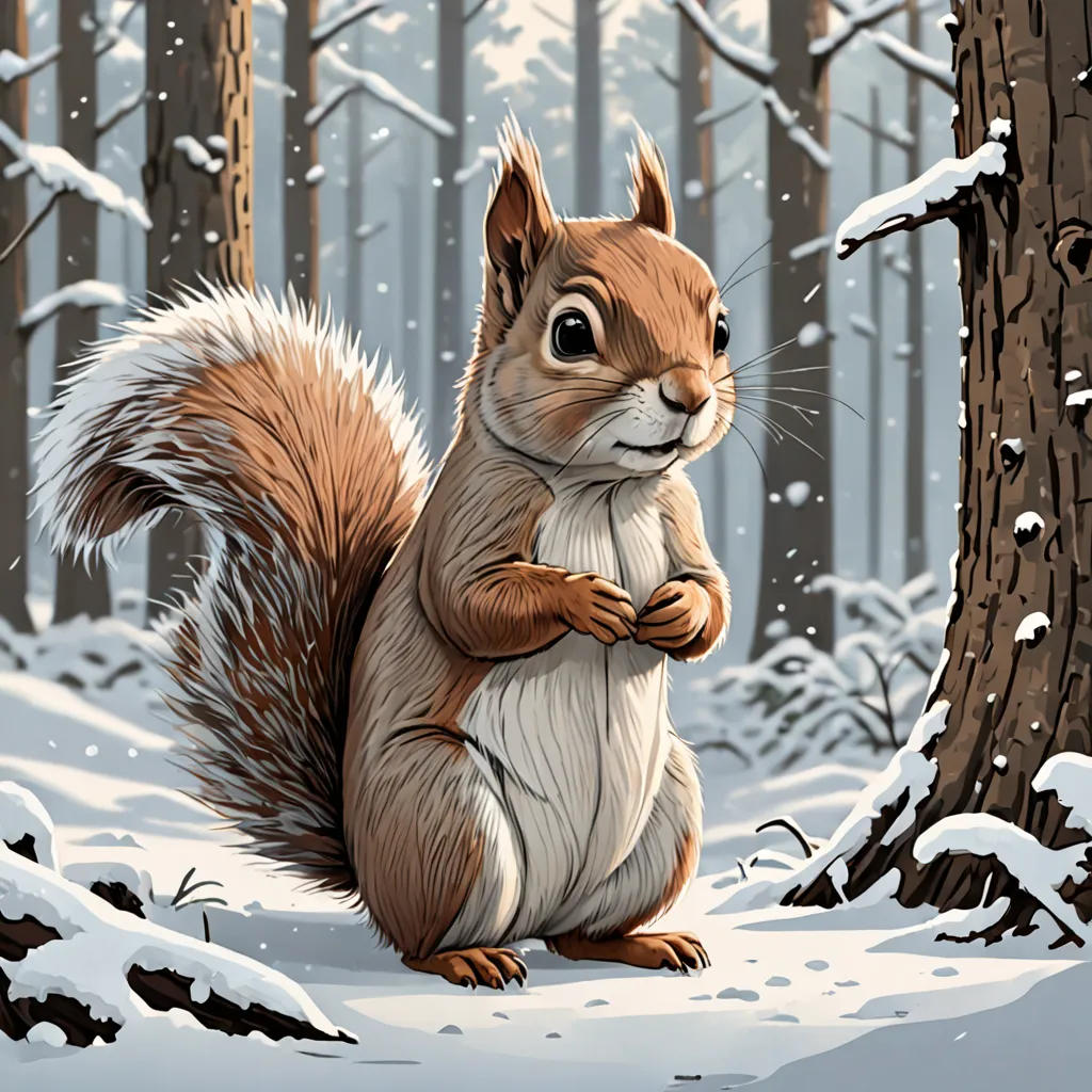 The Shy Squirrel's Big Adventure