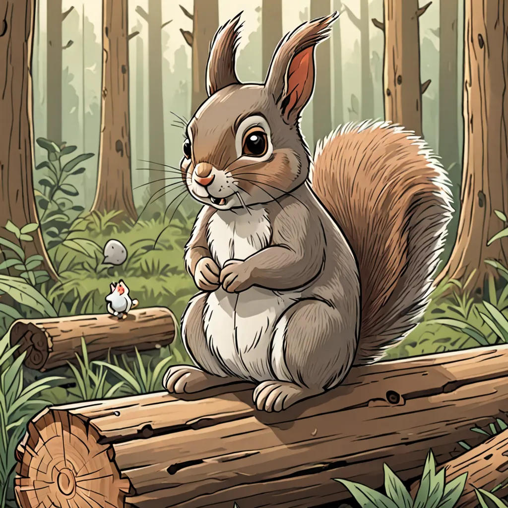 Sammy the Curious Squirrel