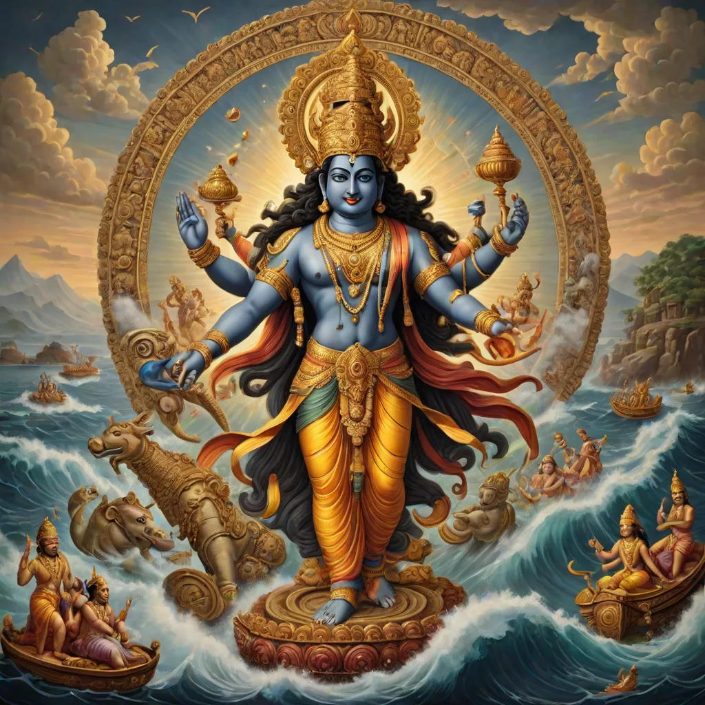 The Churning of the Ocean: A Tale of Kurma and Amrit