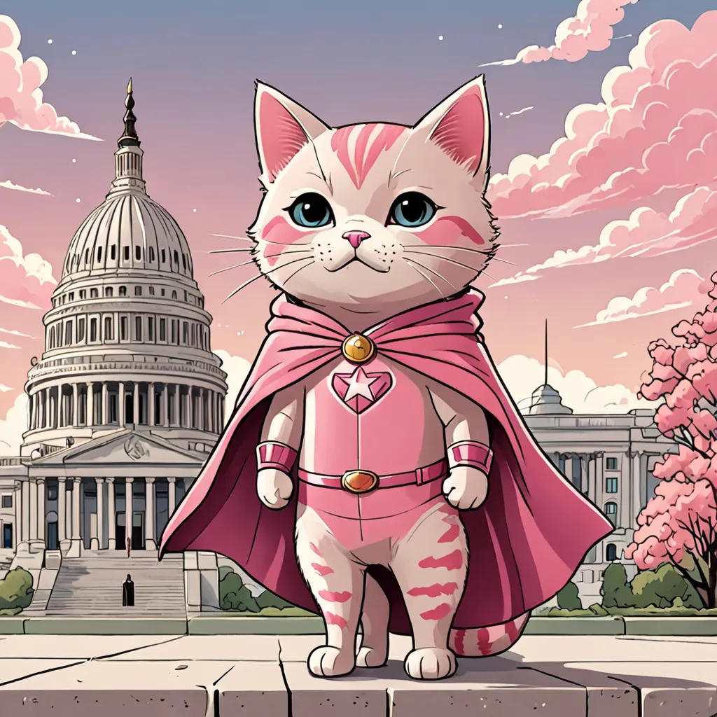 Chiquita Missifuss, the Superhero Cat President