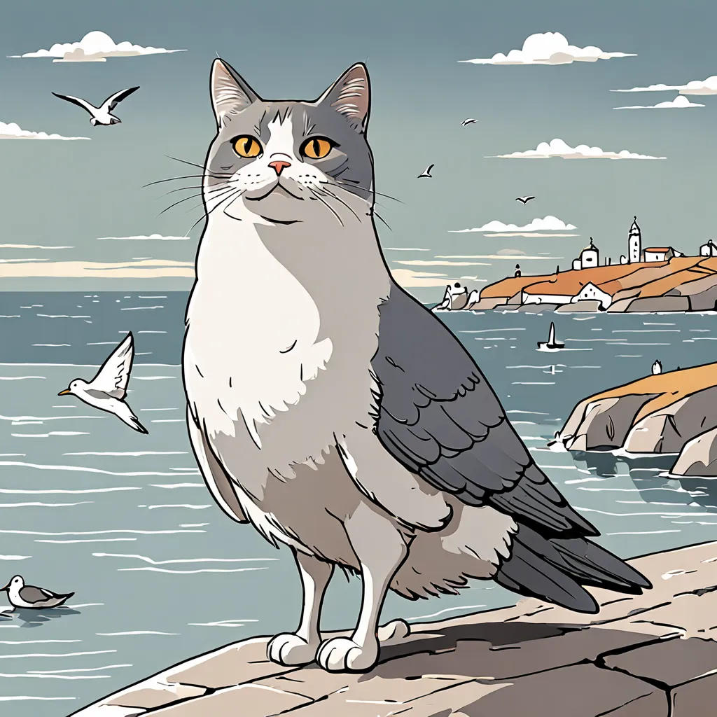 The Cat and the Seagull