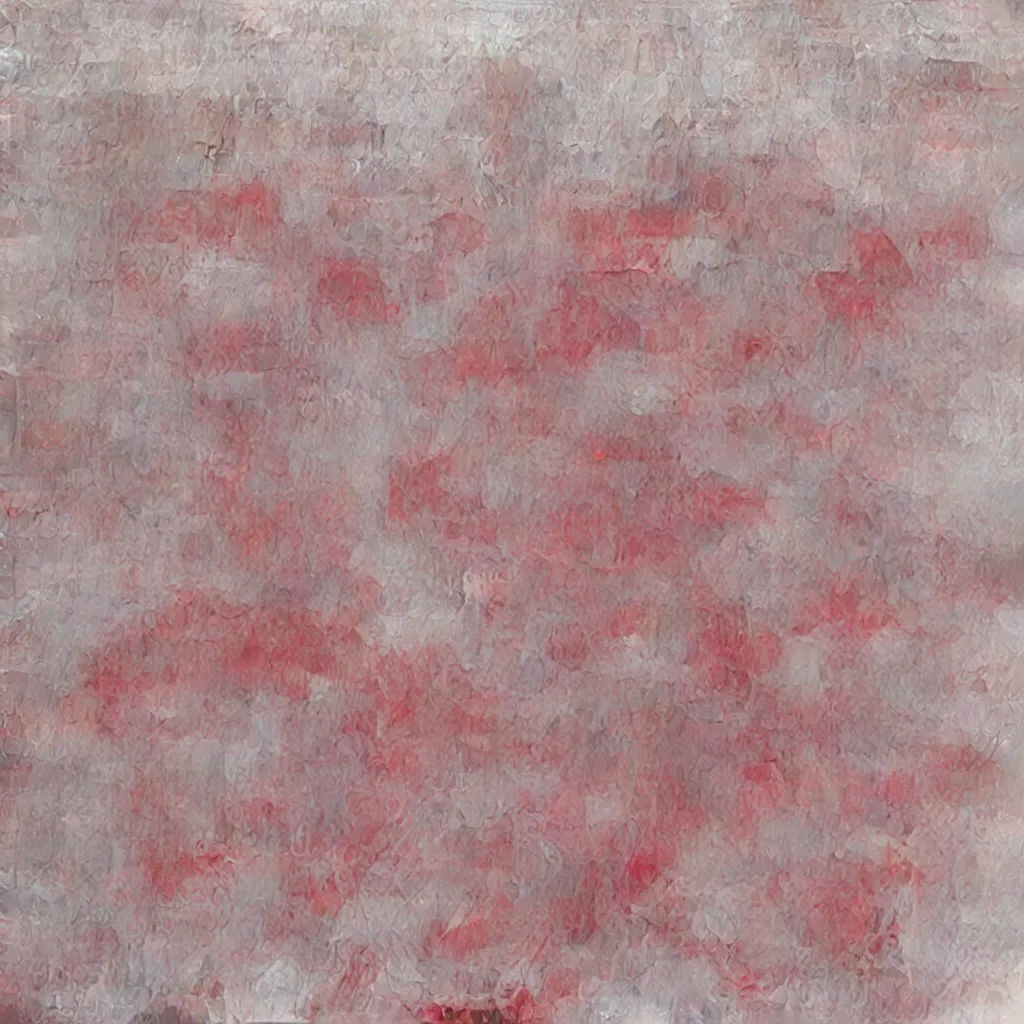 a painting of a red and white vase with a red flower in it and a red vase with a red flower in it, gutai group, an abstract painting, Chiharu Shiota, painting