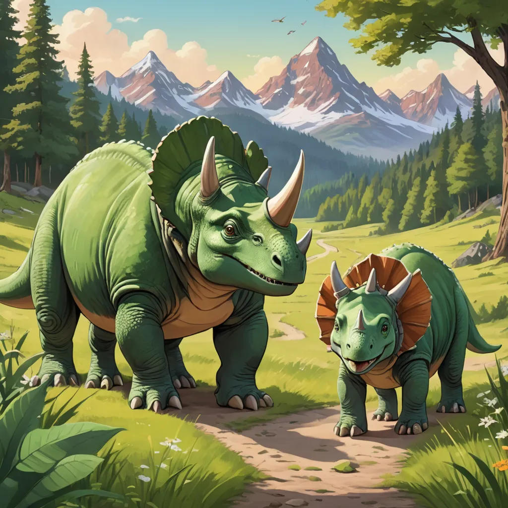 Rex and the Compassionate Triceratops