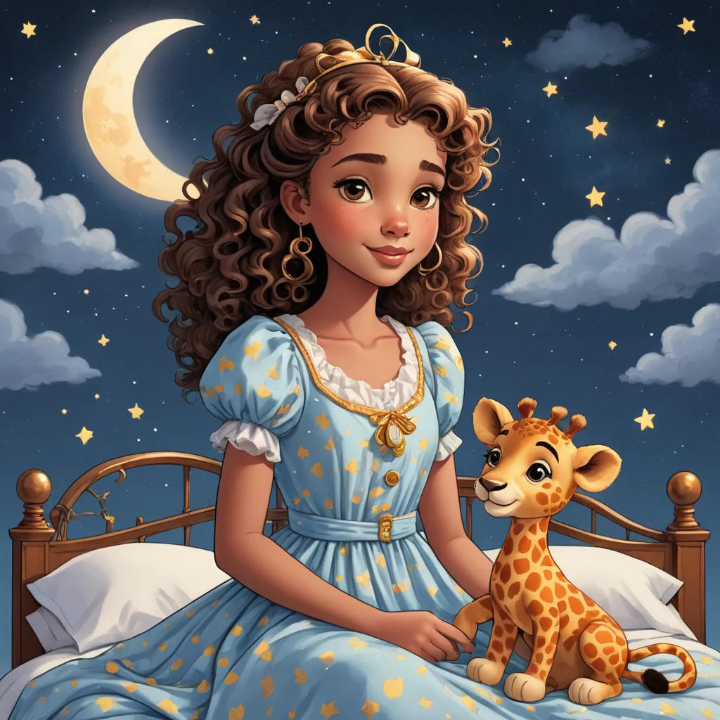 The Girl with the Curl Goes to Bed
