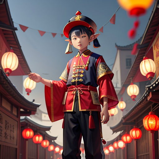 Almond the Wise Goat Jiangshi