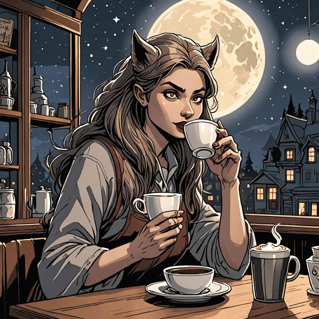 Moonlit Cafe