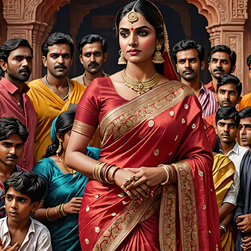 The Exposed Saree