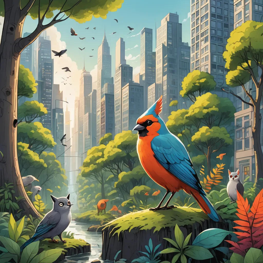 The City Bird's Forest Friends