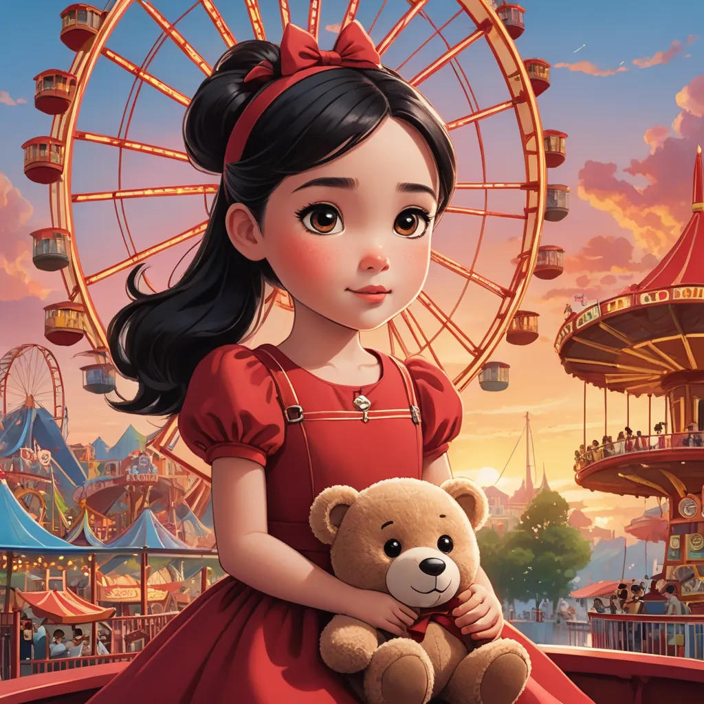 The Adventures of Nénète and Nitou the Magic Teddy Bear at the Amusement Park