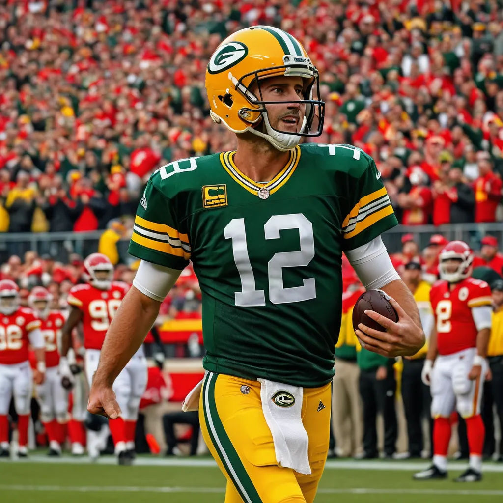 a football player is running with the ball in his hand and a crowd of people in the background watching, antipodeans, a stock photo, Alex Petruk APe, turnaround