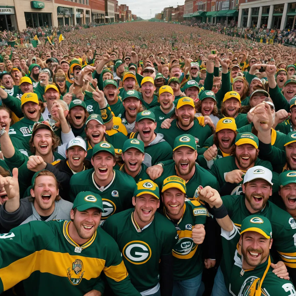 a group of people in green and yellow uniforms are posing for a picture together in front of a crowd, antipodeans, a microscopic photo, ESAO, panoramic