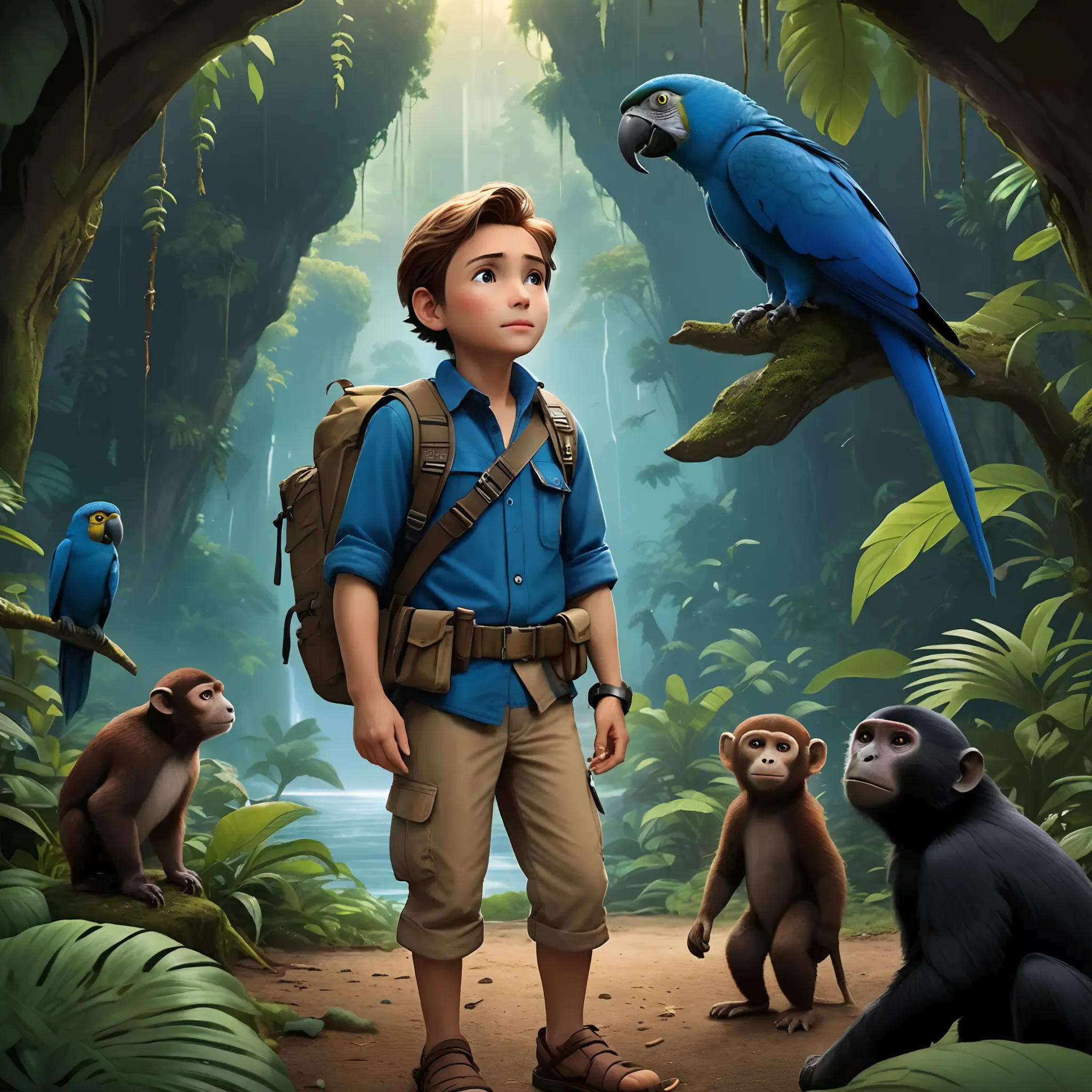 The Rescue of the Big Blue Macaw