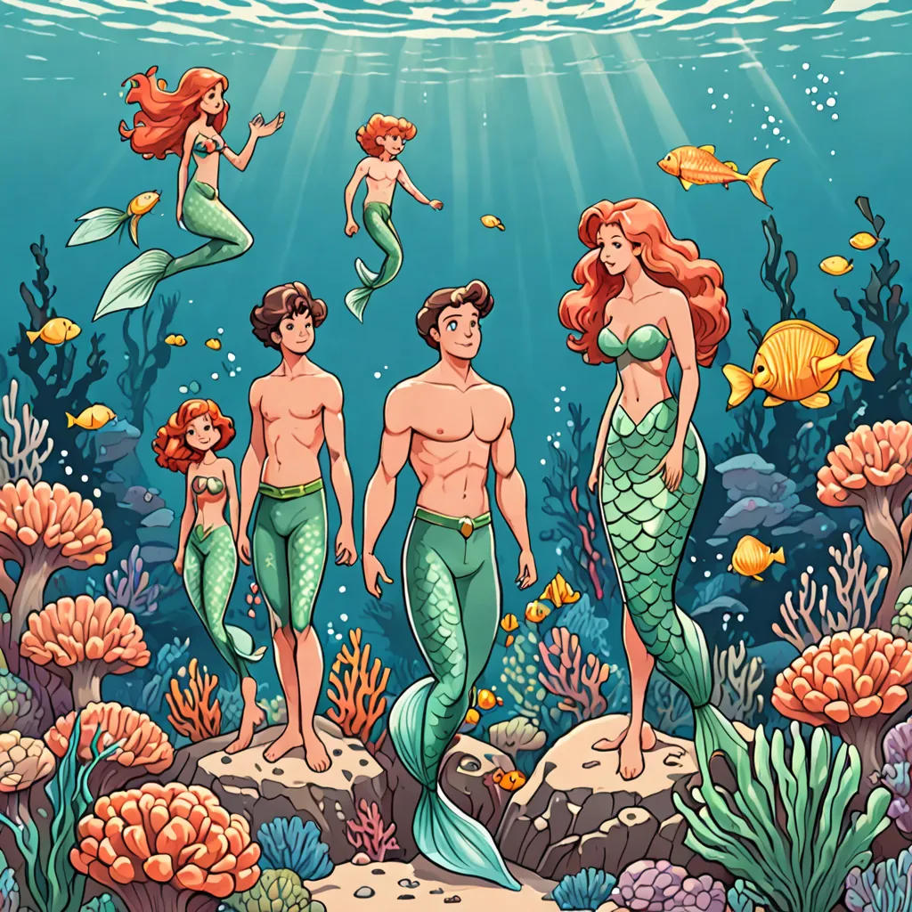 The Fertile Mermaid's Family