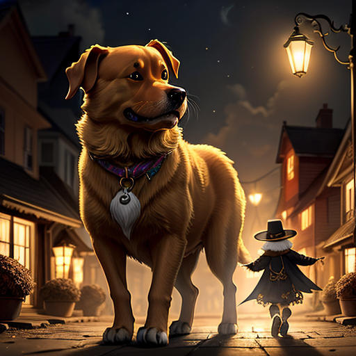 The Lost Pup's Halloween Adventure
