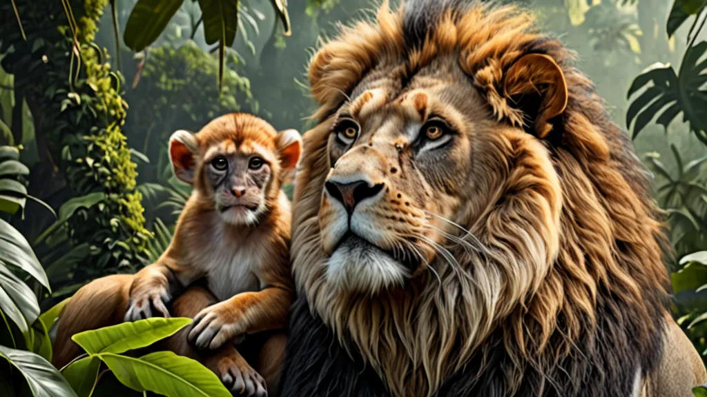 The Monkey and the Lion