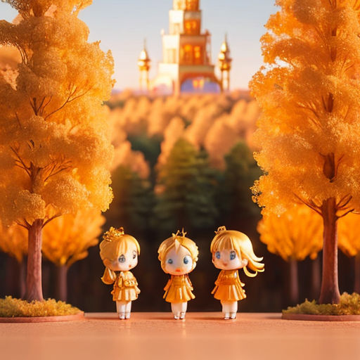 Golden Wires in the Forest