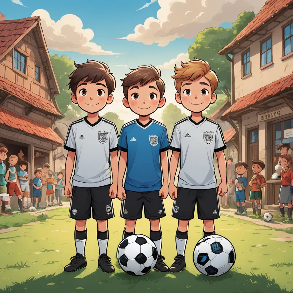 The Three Little Soccer Stars