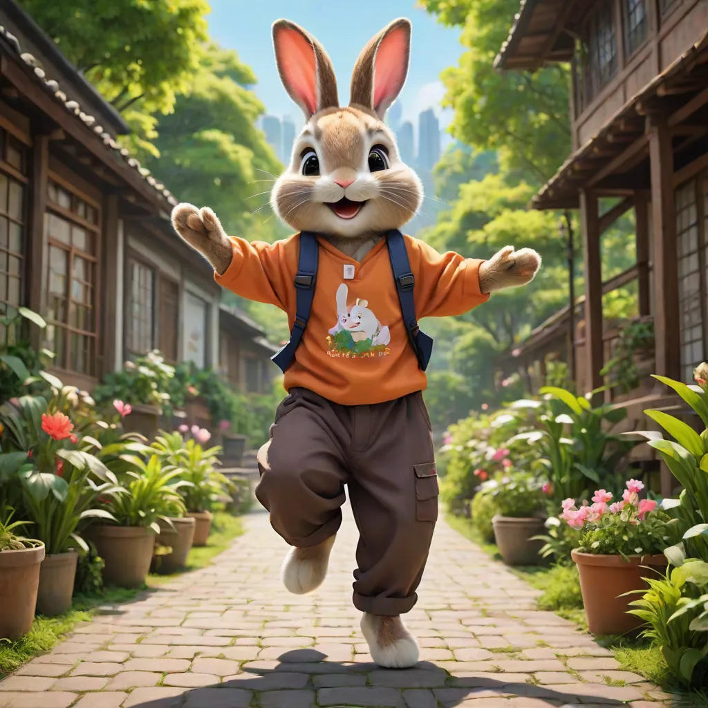 Kam the Stubborn Bunny Learns to Use the Potty