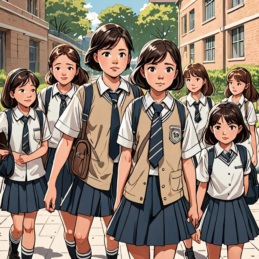 The Unexpected Schoolgirl
