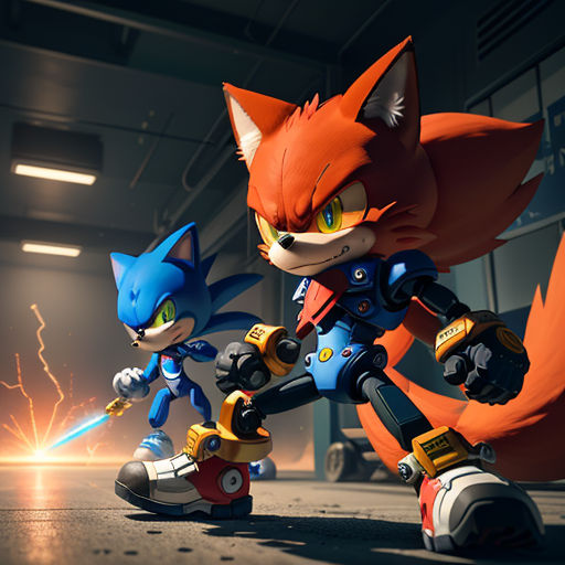 Sonic Boom - Metal Sonic the robot enemy of Sonic