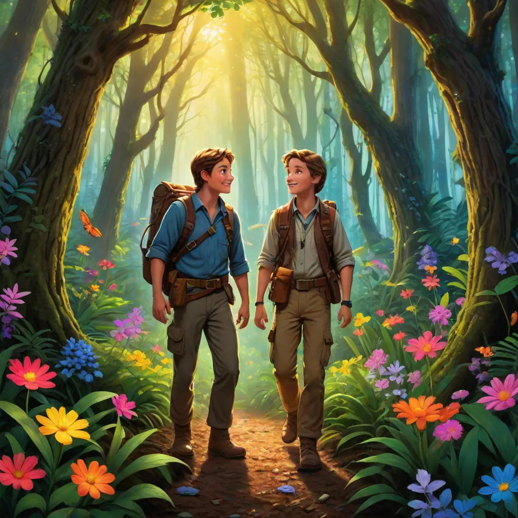 David's Adventure in the Enchanted Forest