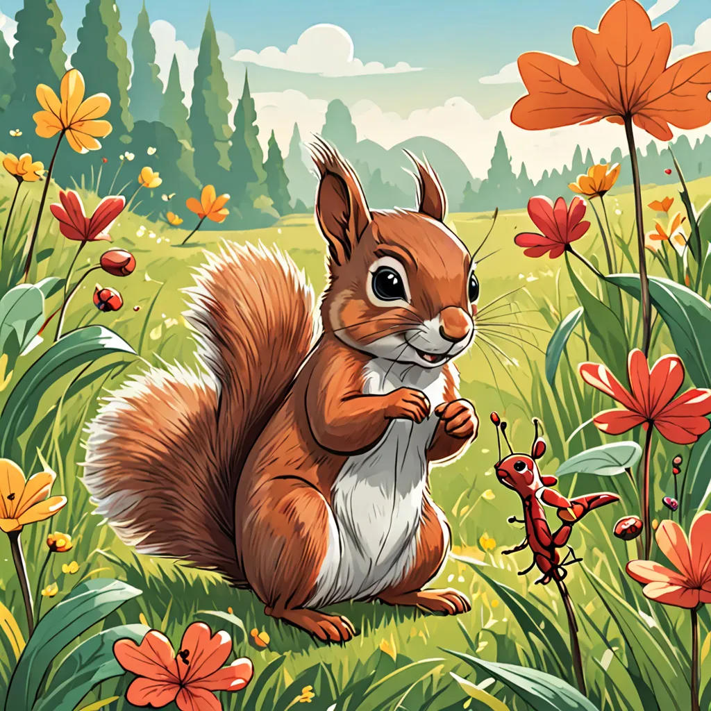 Sammy the Squirrel's Humble Victory