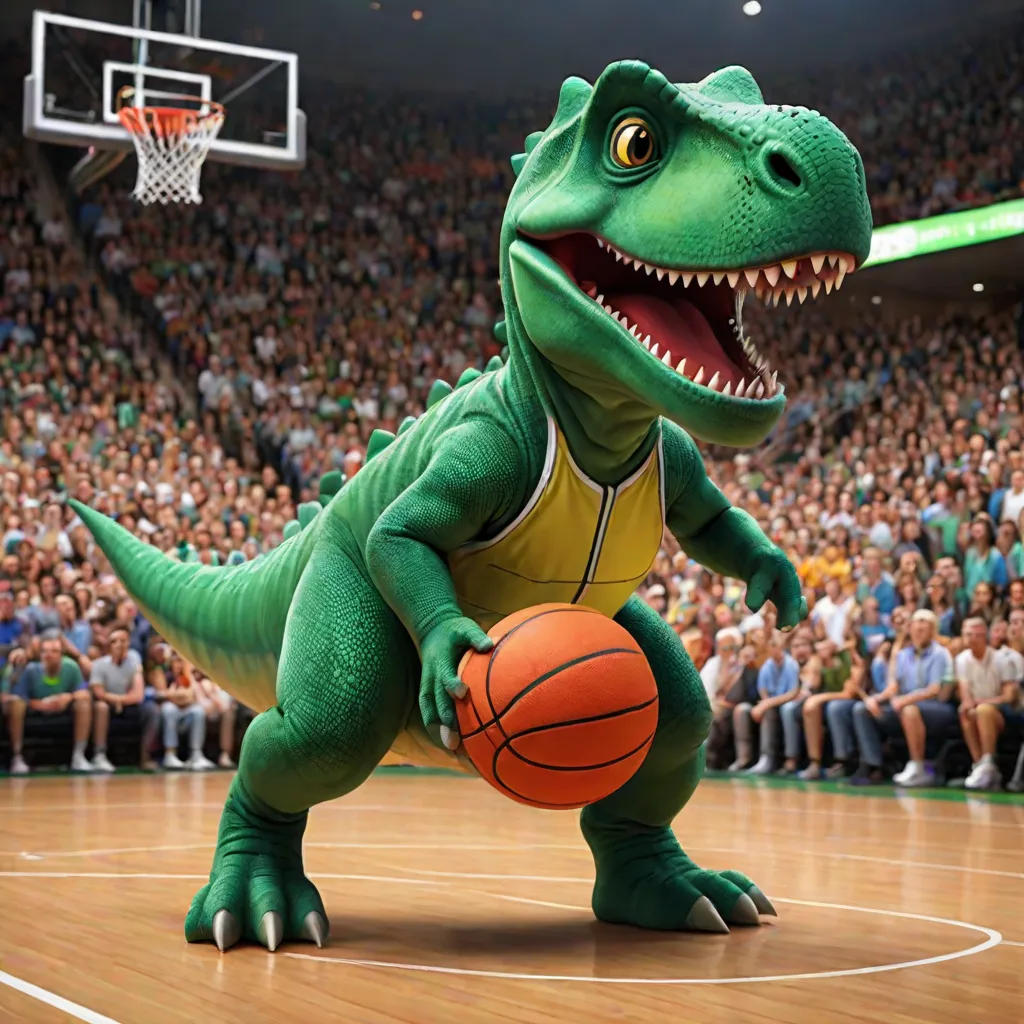 Dino Dribble: The Basketball Adventure