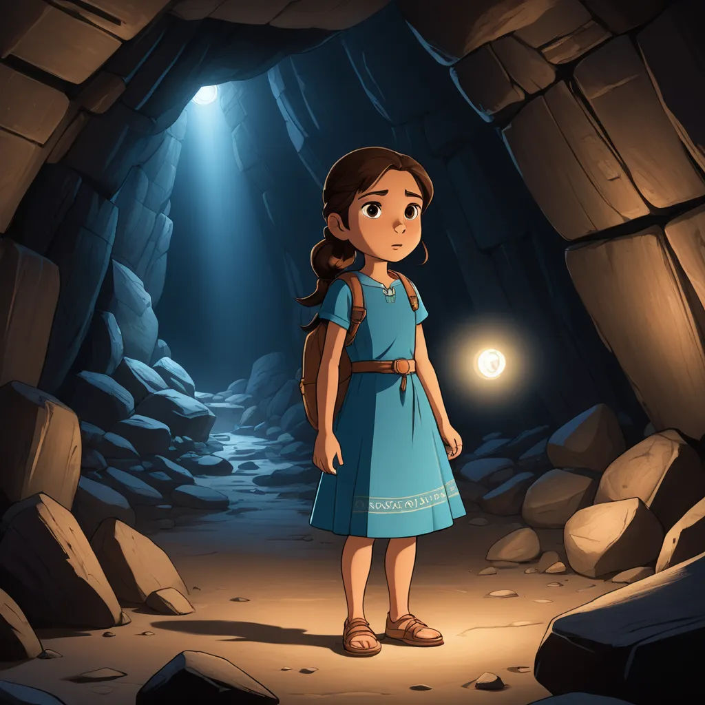 a girl standing in a cave with a flashlight in her hand and a flashlight in her hand in the other hand, sots art, concept art, Cliff Childs, rossdraws global illumination