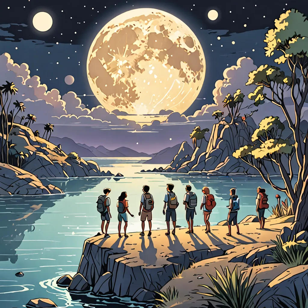 The Moonlit Island Adventure
