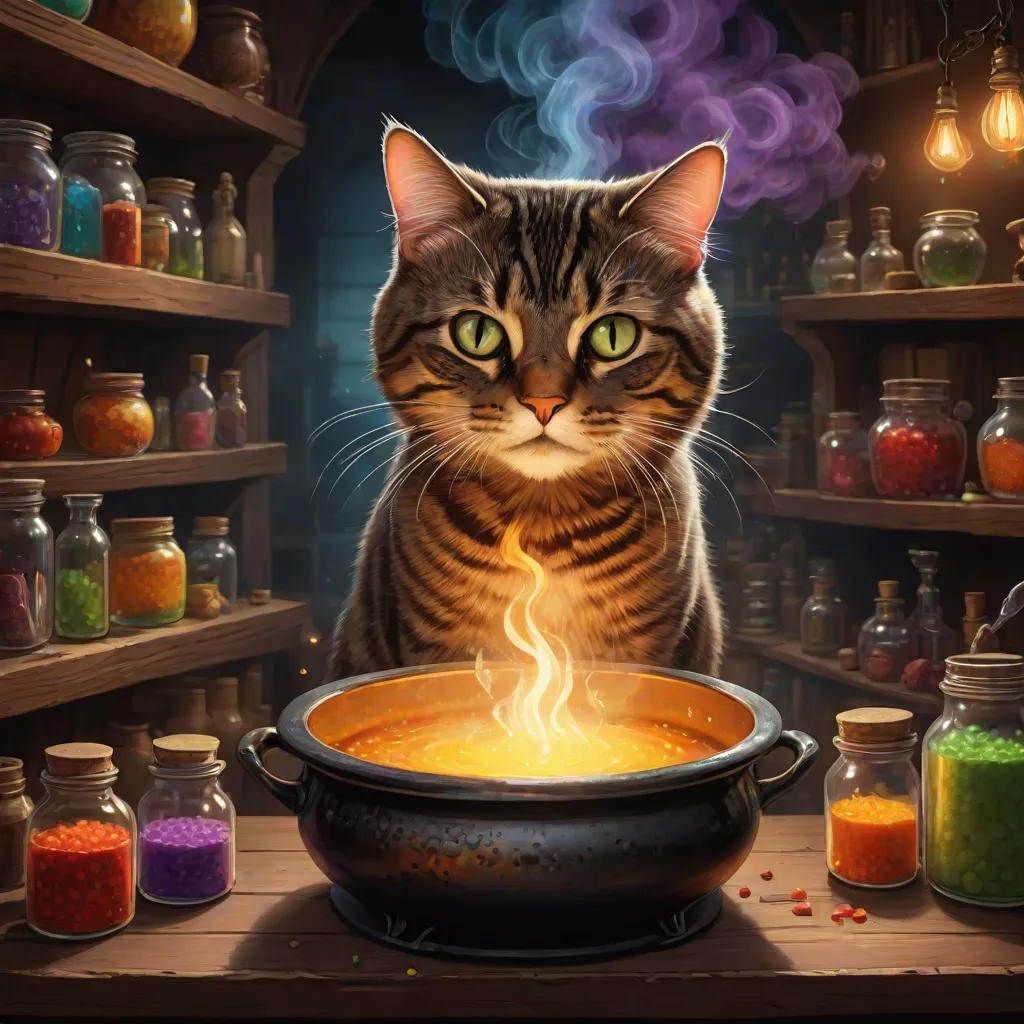 Little Cat and the Halloween Soup