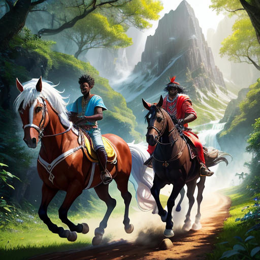 Shango and the White Horse