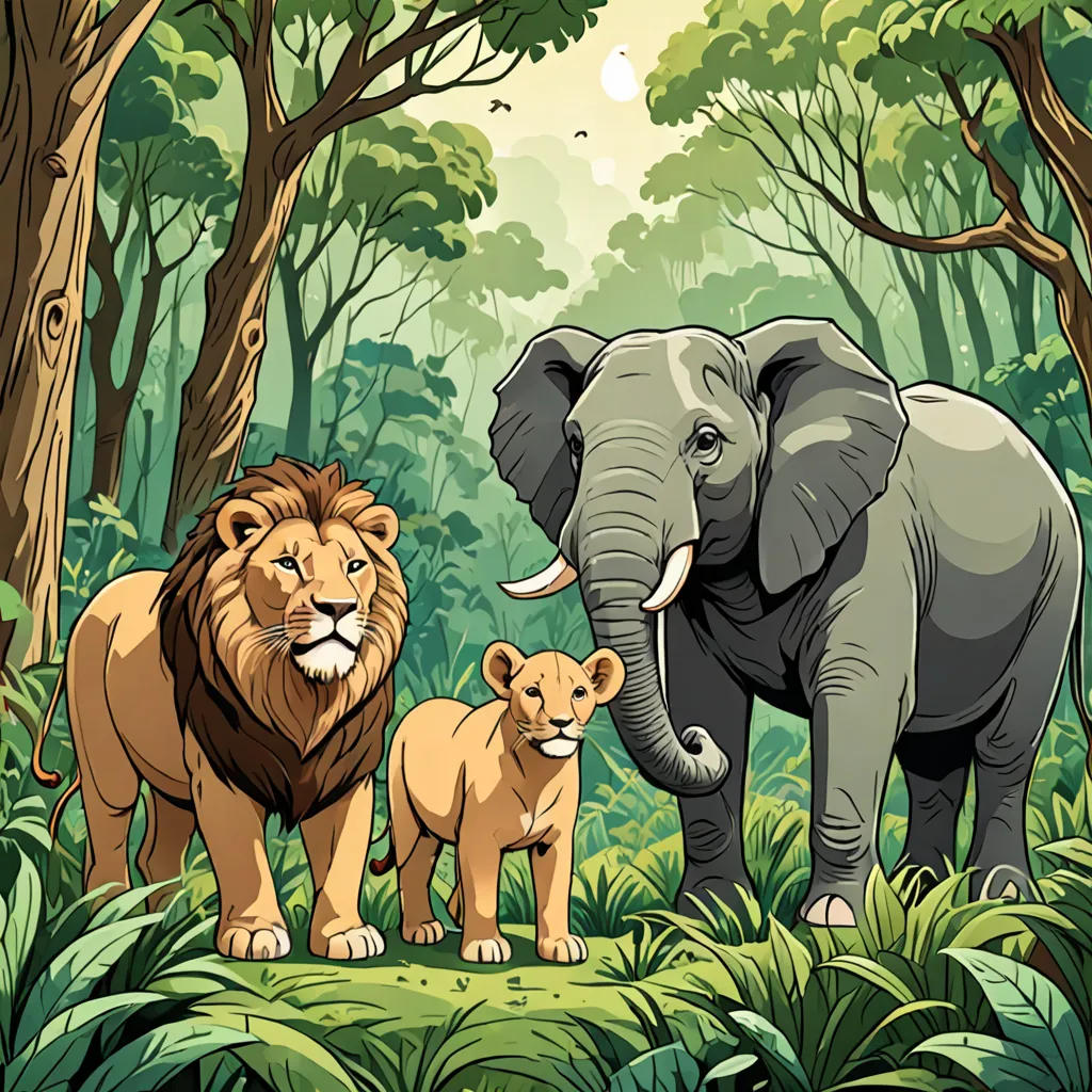 The Lion and the Elephant